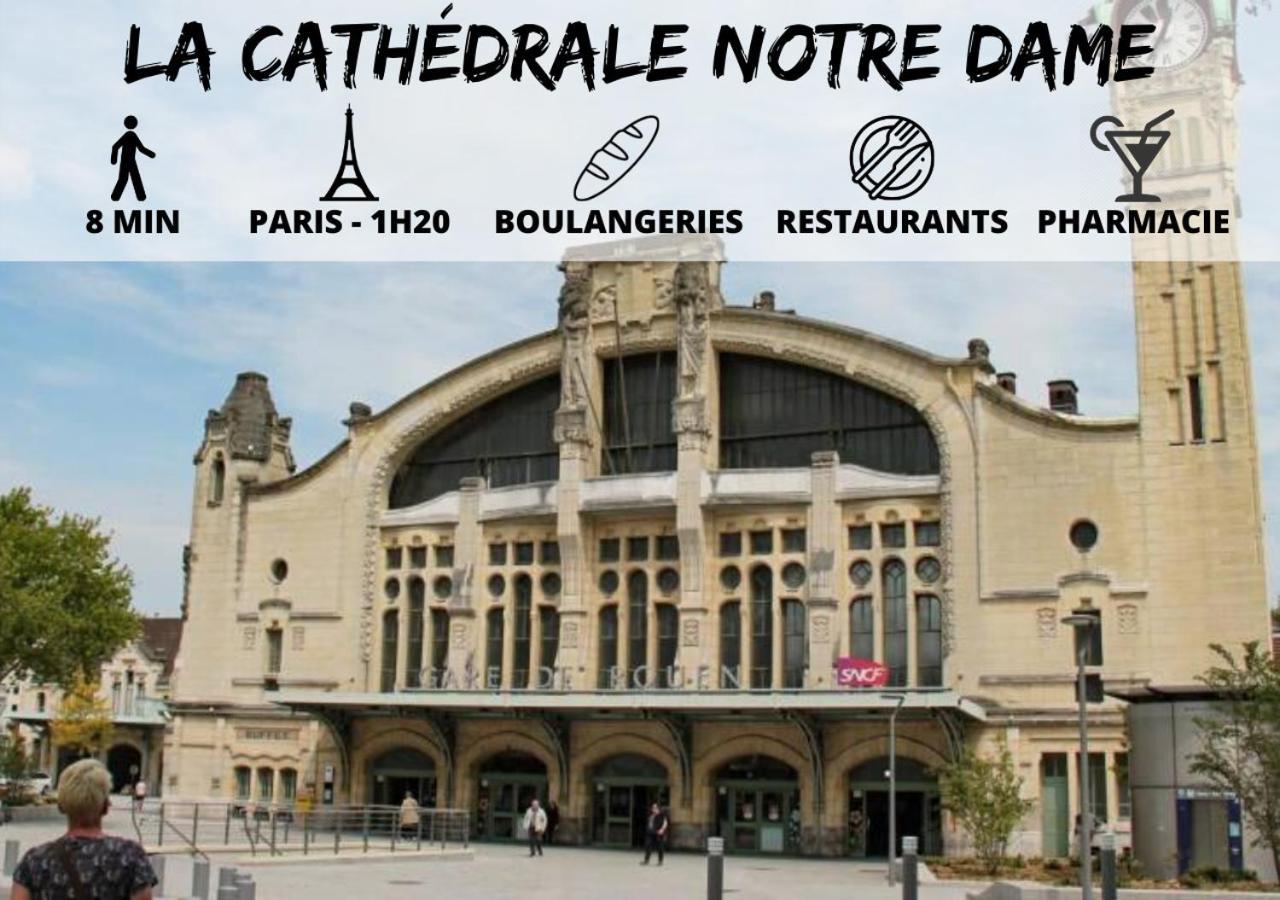 Cosy'Appart - La Cauchoise Apartment Rouen Ngoại thất bức ảnh
