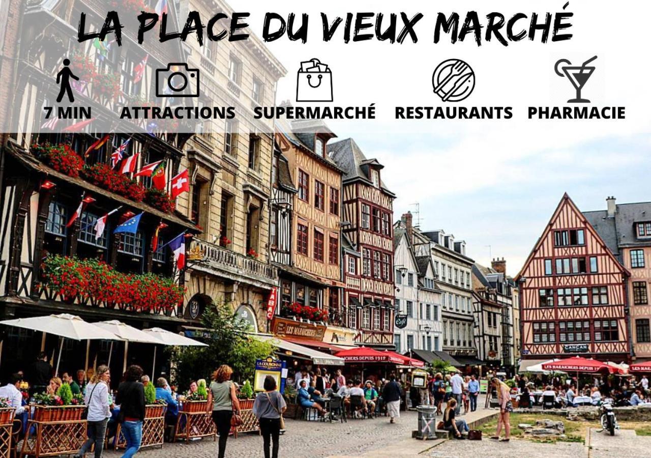 Cosy'Appart - La Cauchoise Apartment Rouen Ngoại thất bức ảnh